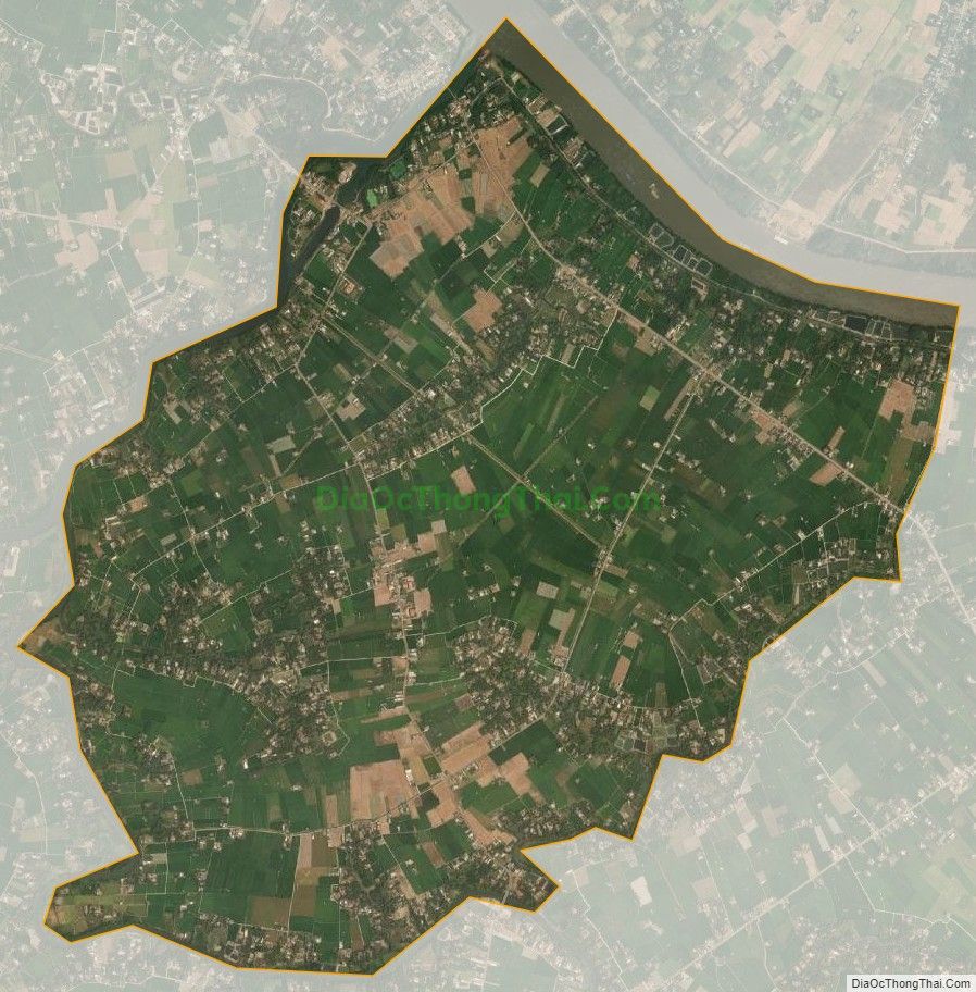 Bản đồ vệ tinh xã Bình Trinh Đông, huyện Tân Trụ