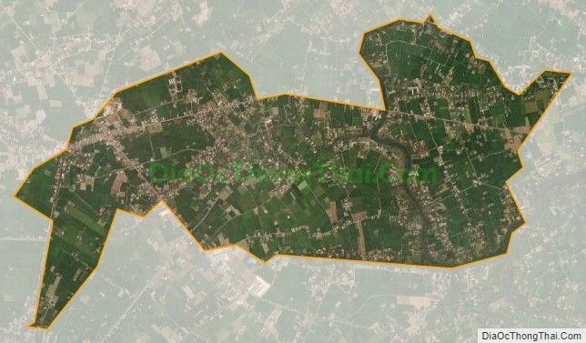 Bản đồ vệ tinh xã Lạc Tấn, huyện Tân Trụ