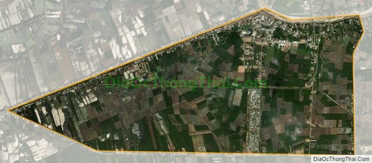 Bản đồ vệ tinh Thị trấn Thạnh Hóa, huyện Thạnh Hóa