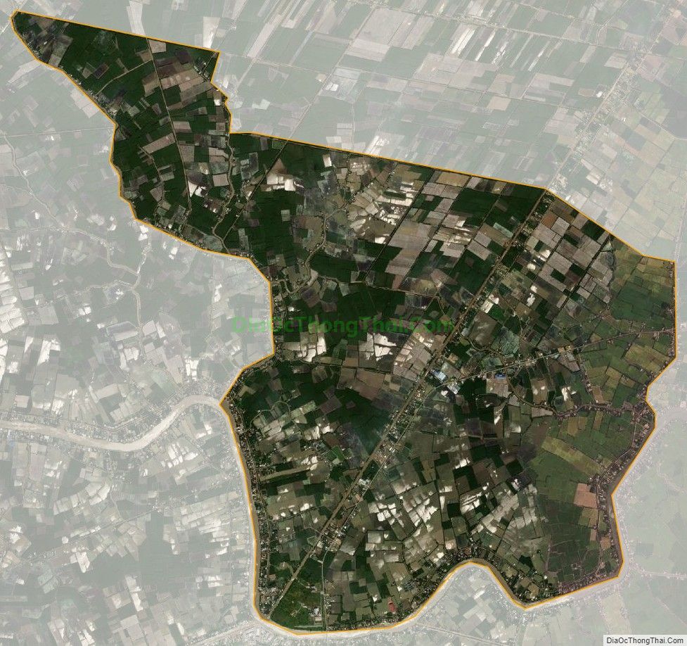 Bản đồ vệ tinh xã Thuận Nghĩa Hòa, huyện Thạnh Hóa