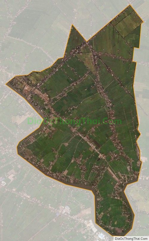 Bản đồ vệ tinh xã Mỹ Lạc, huyện Thủ Thừa