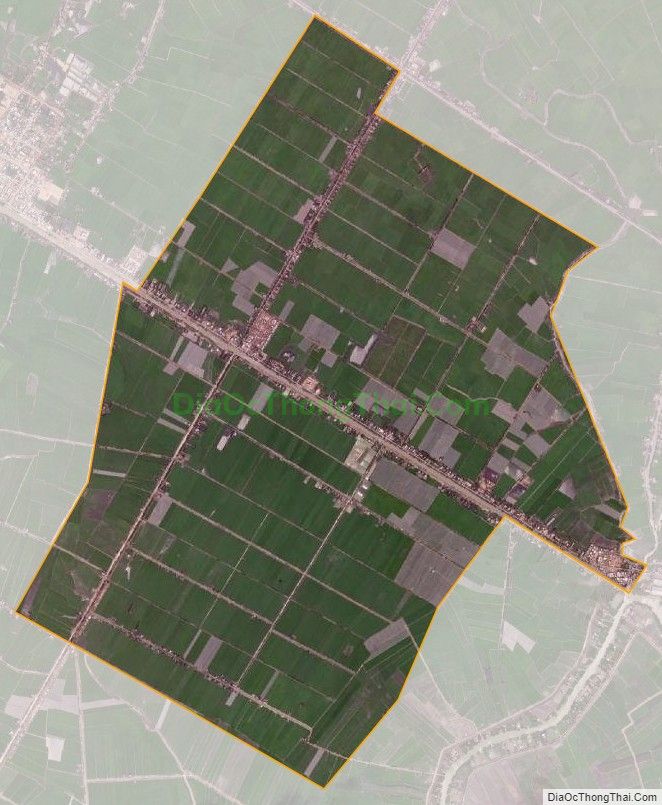 Bản đồ vệ tinh xã Vĩnh Bình, huyện Vĩnh Hưng