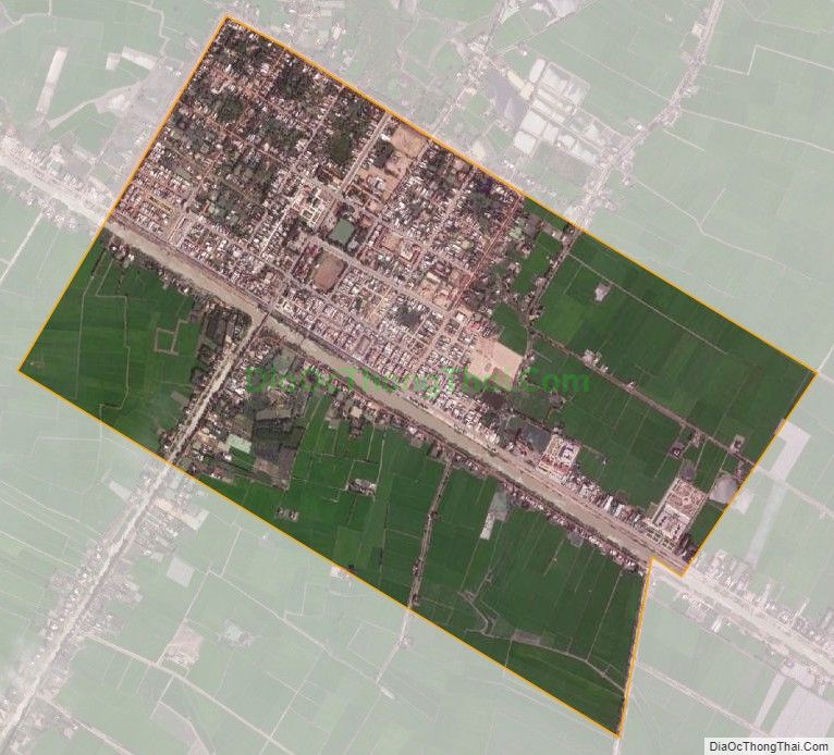 Bản đồ vệ tinh Thị trấn Vĩnh Hưng, huyện Vĩnh Hưng
