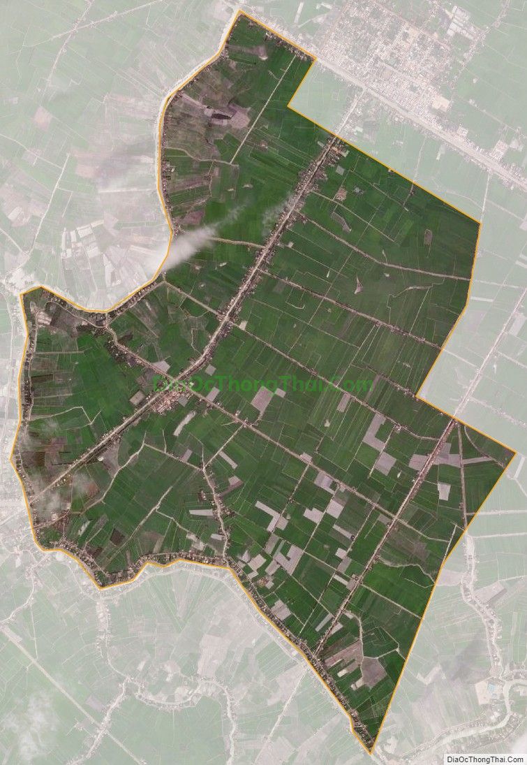 Bản đồ vệ tinh xã Vĩnh Thuận, huyện Vĩnh Hưng