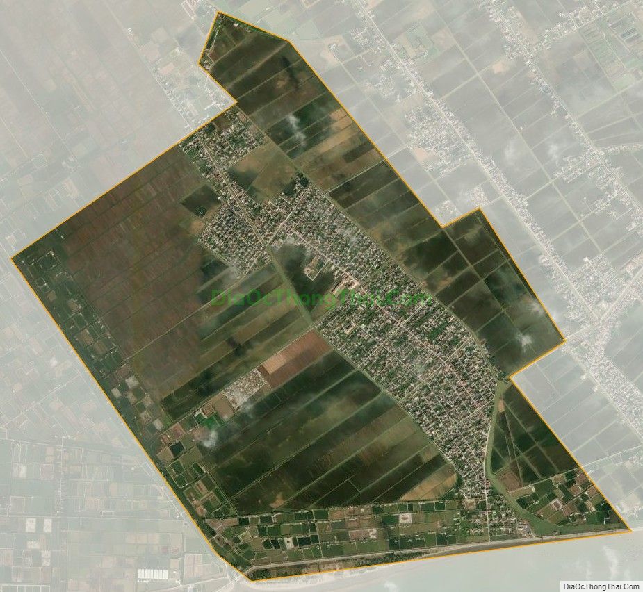 Bản đồ vệ tinh xã Giao Long, huyện Giao Thủy