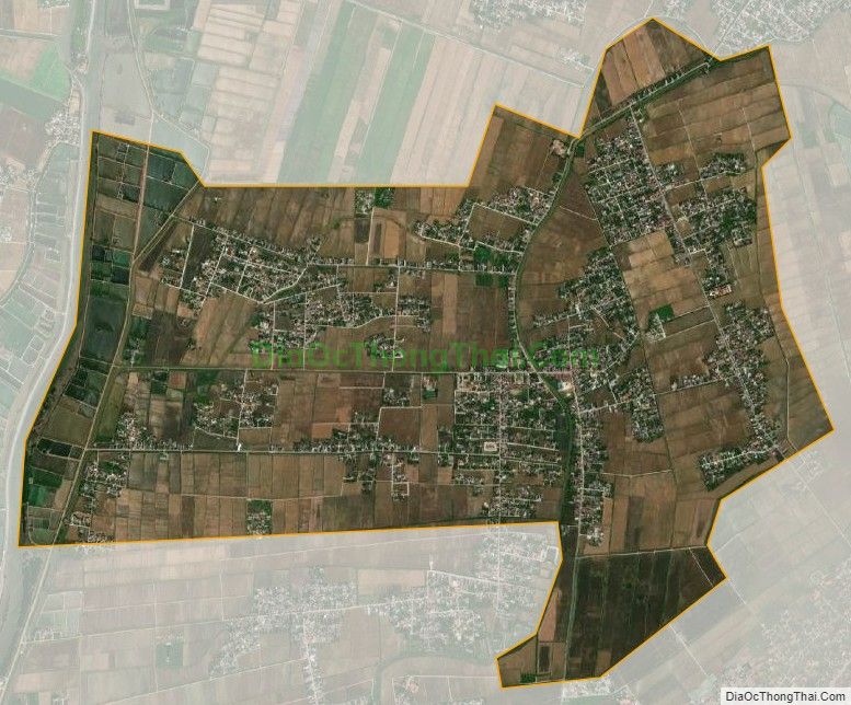 Bản đồ vệ tinh xã Giao Tân, huyện Giao Thủy