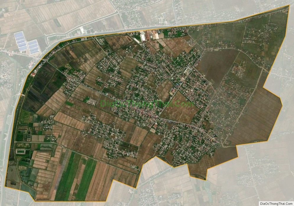 Bản đồ vệ tinh xã Giao Tiến, huyện Giao Thủy