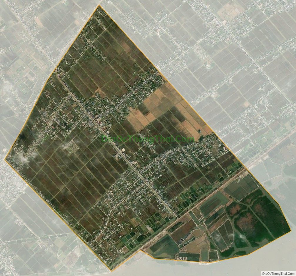 Bản đồ vệ tinh xã Giao Xuân, huyện Giao Thủy