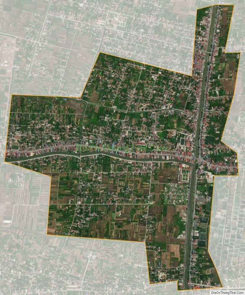 Bản đồ vệ tinh Thị trấn Cồn, huyện Hải Hậu