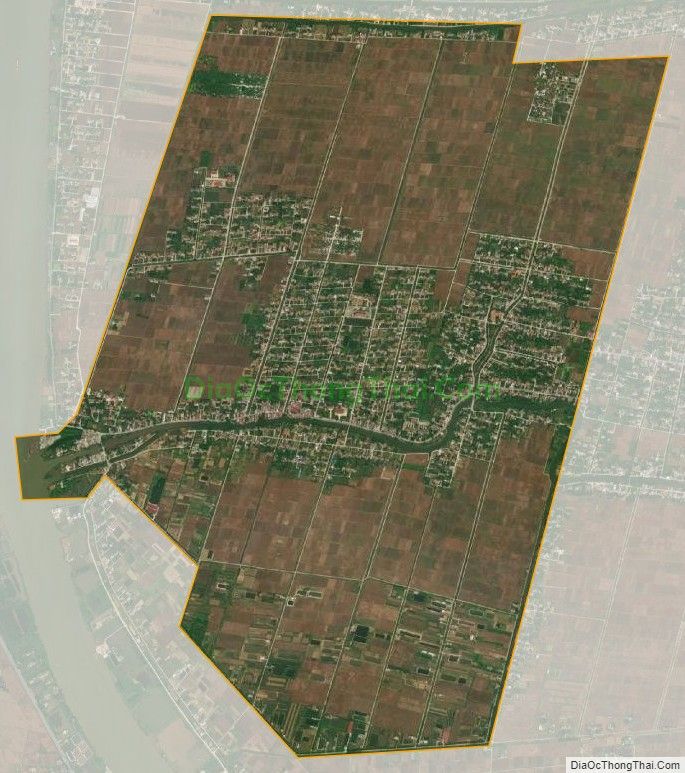 Bản đồ vệ tinh xã Hải An, huyện Hải Hậu