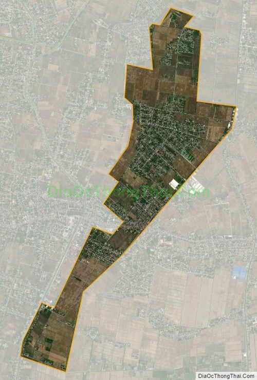 Bản đồ vệ tinh xã Hải Hưng, huyện Hải Hậu
