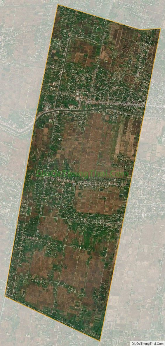 Bản đồ vệ tinh xã Hải Phú, huyện Hải Hậu