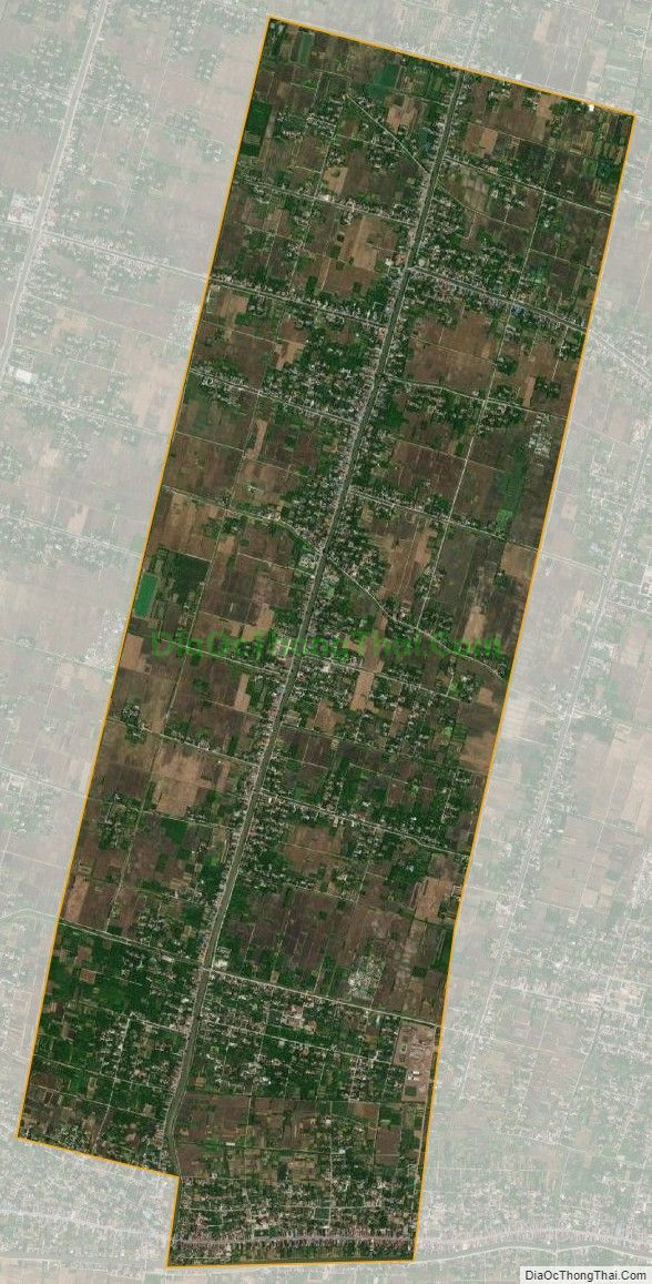 Bản đồ vệ tinh xã Hải Sơn, huyện Hải Hậu