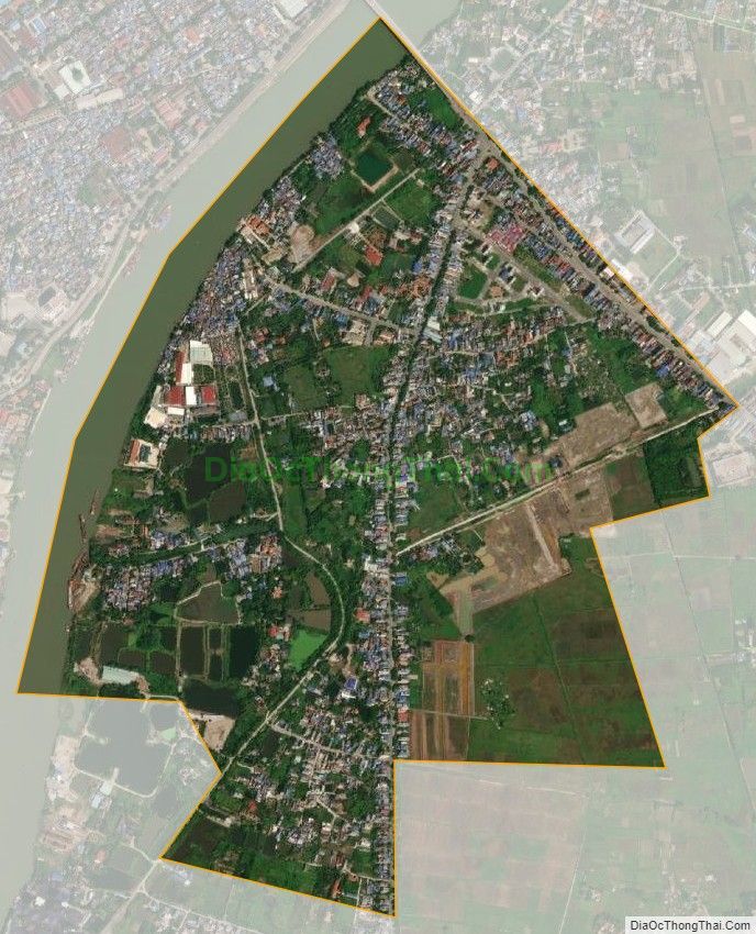 Bản đồ vệ tinh phường Cửa Nam, thành phố Nam Định