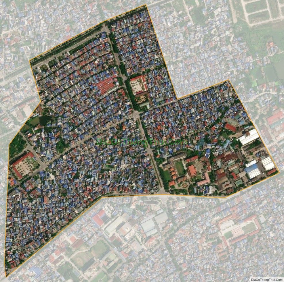 Bản đồ vệ tinh phường Hạ Long, thành phố Nam Định