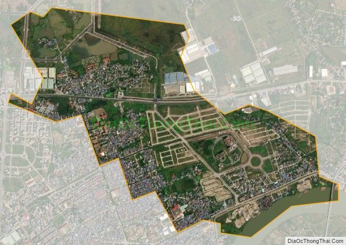 Bản đồ vệ tinh phường Lộc Hạ, thành phố Nam Định