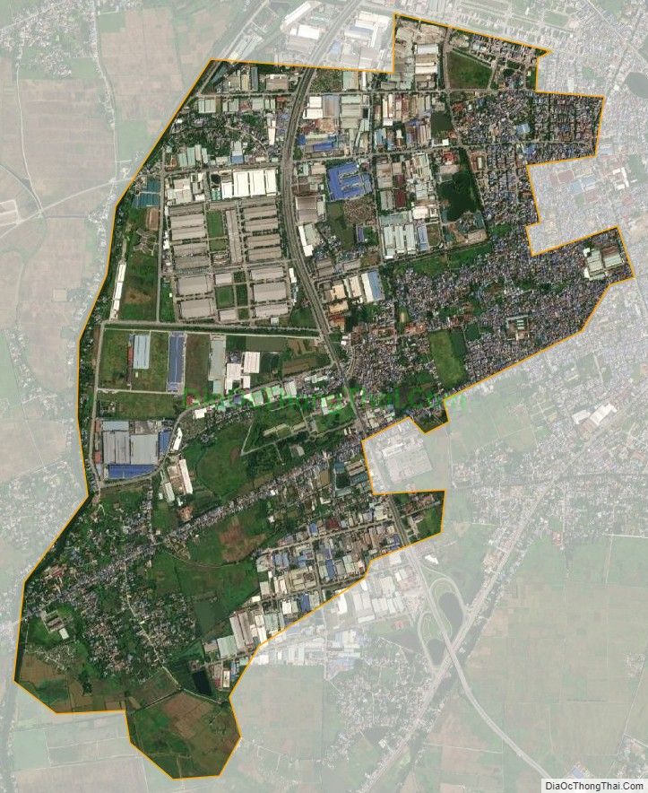 Bản đồ vệ tinh phường Mỹ Xá, thành phố Nam Định