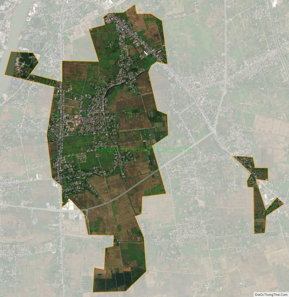 Bản đồ vệ tinh xã Nam Vân, thành phố Nam Định