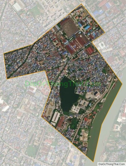 Bản đồ vệ tinh phường Năng Tĩnh, thành phố Nam Định
