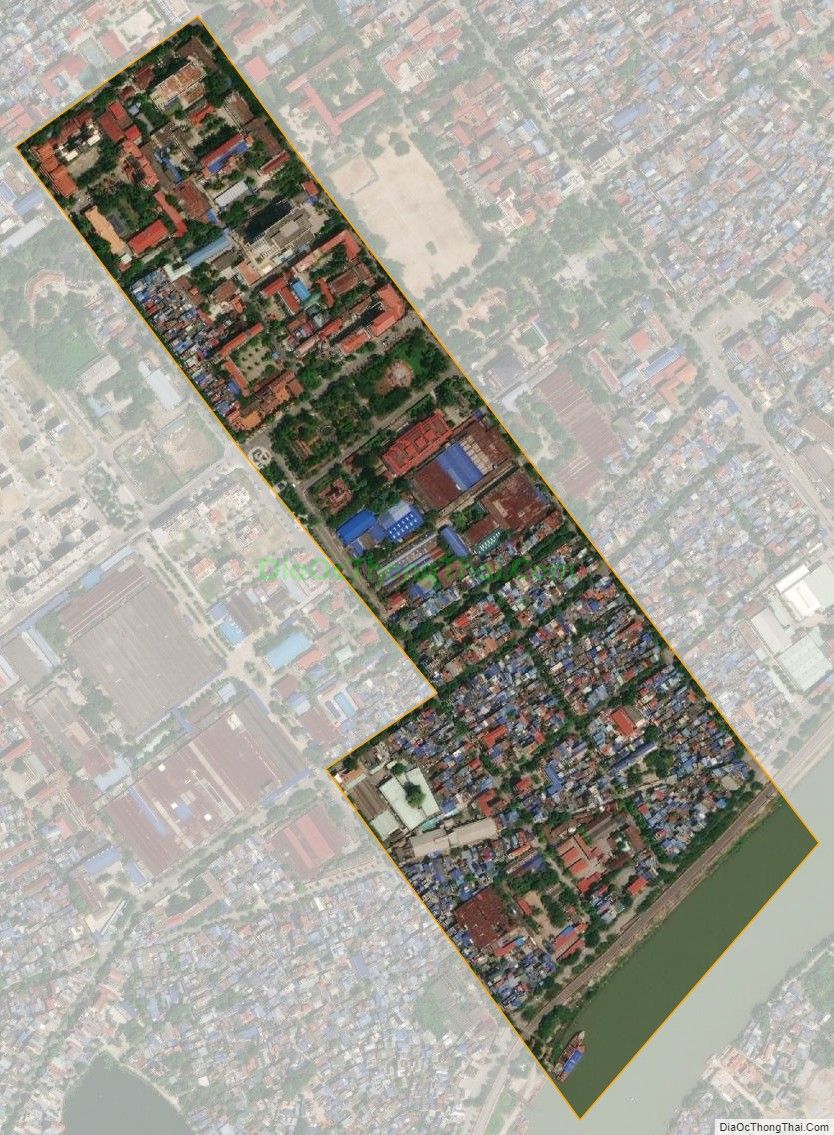 Bản đồ vệ tinh phường Ngô Quyền, thành phố Nam Định