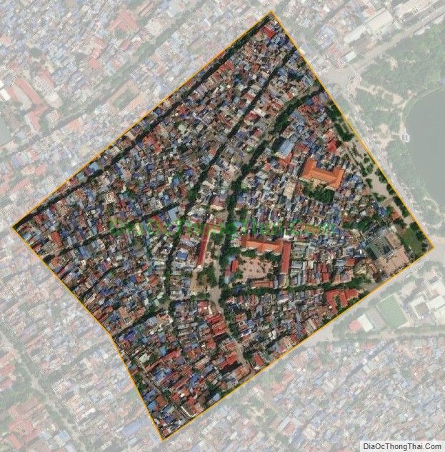 Bản đồ vệ tinh phường Nguyễn Du, thành phố Nam Định