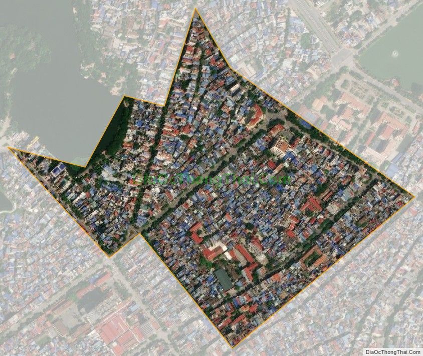 Bản đồ vệ tinh phường Quang Trung, thành phố Nam Định