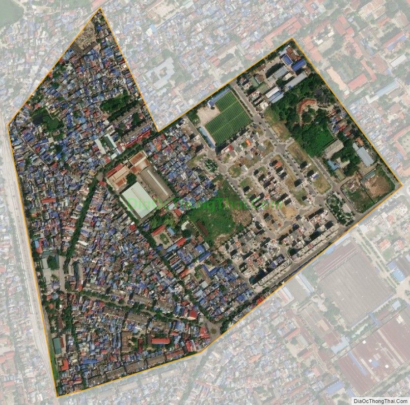 Bản đồ vệ tinh phường Trần Đăng Ninh, thành phố Nam Định