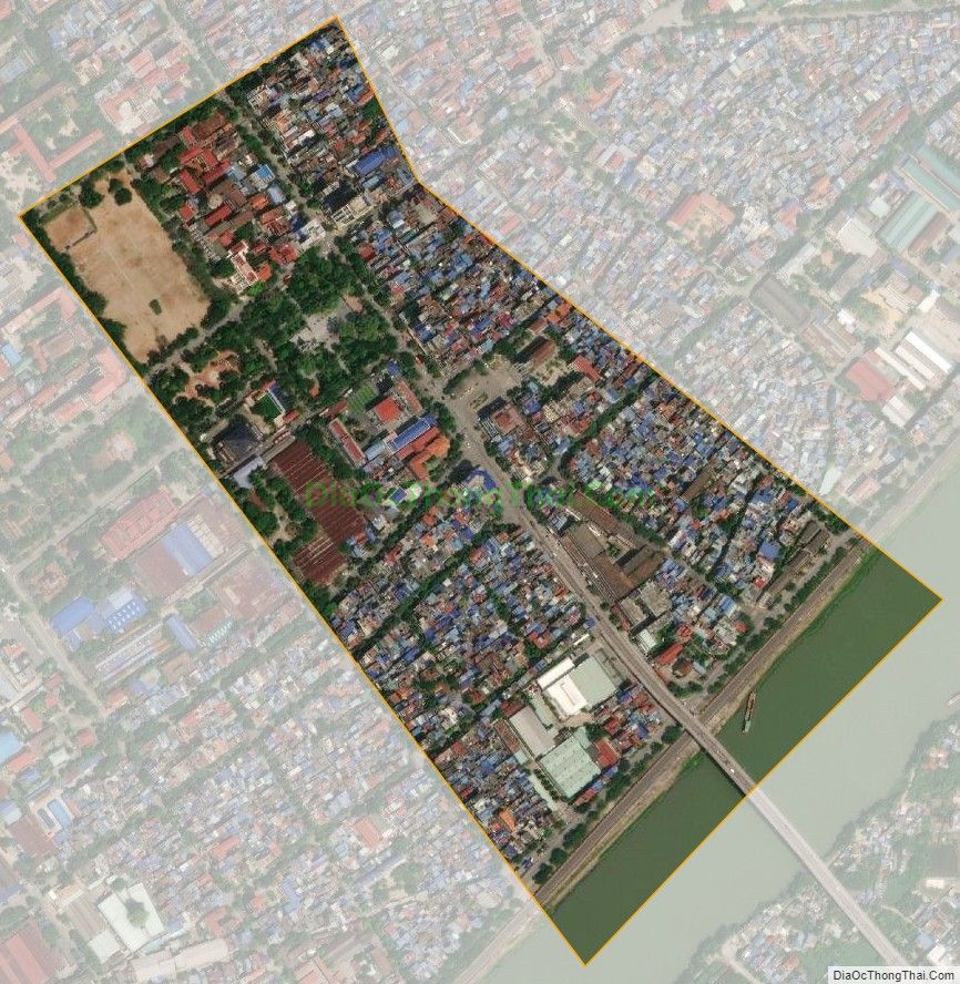 Bản đồ vệ tinh phường Trần Hưng Đạo, thành phố Nam Định