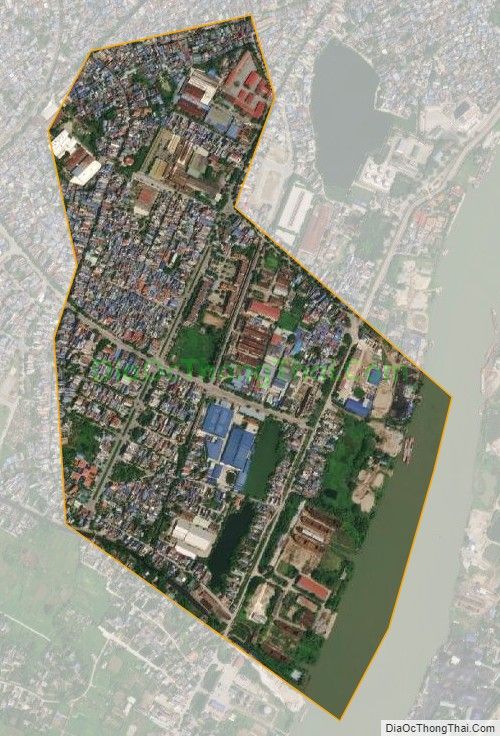 Bản đồ vệ tinh phường Trần Quang Khải, thành phố Nam Định