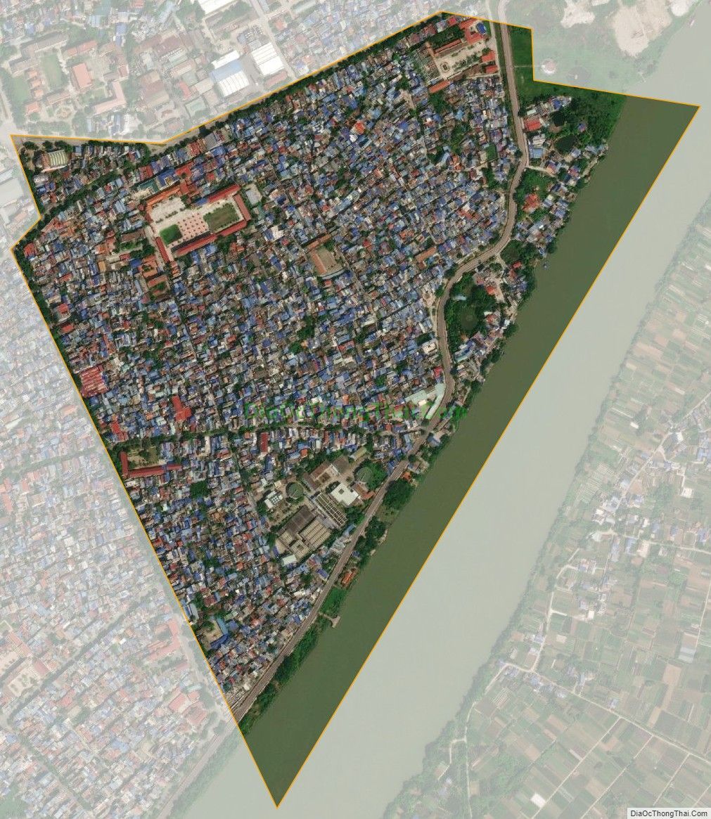 Bản đồ vệ tinh phường Trần Tế Xương, thành phố Nam Định