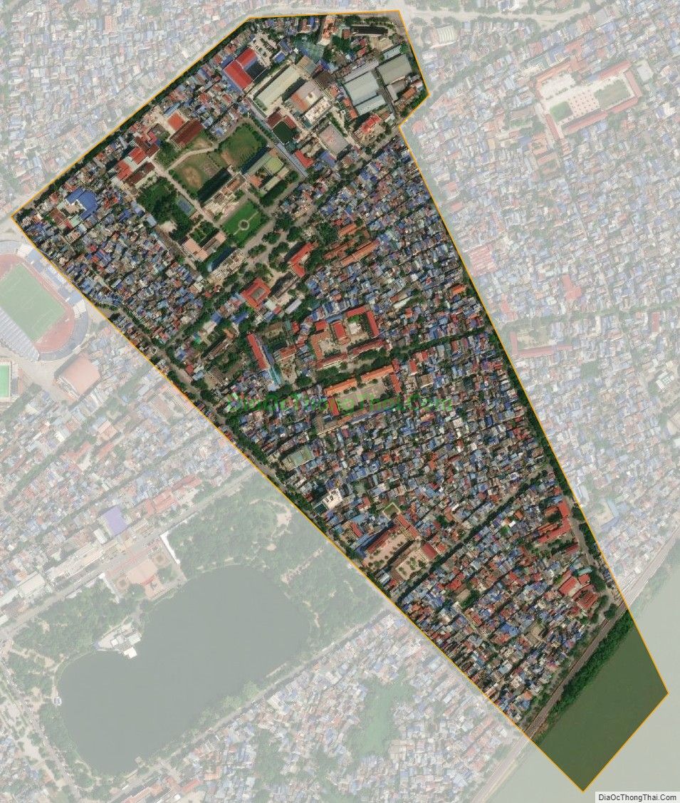Bản đồ vệ tinh phường Vị Xuyên, thành phố Nam Định