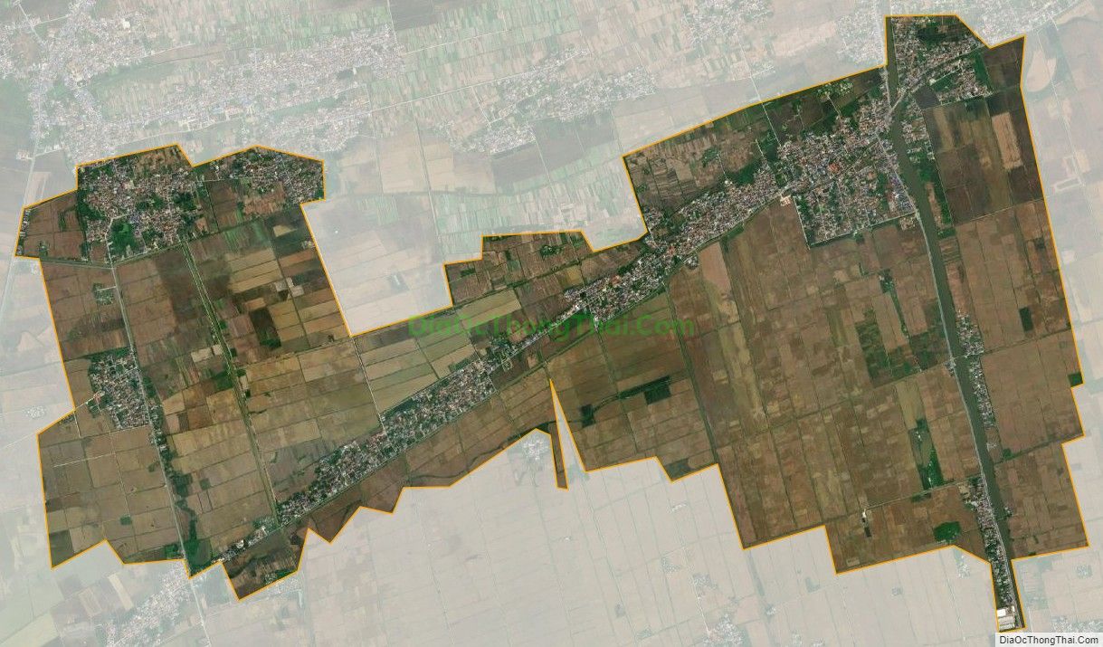 Bản đồ vệ tinh xã Bình Minh, huyện Nam Trực