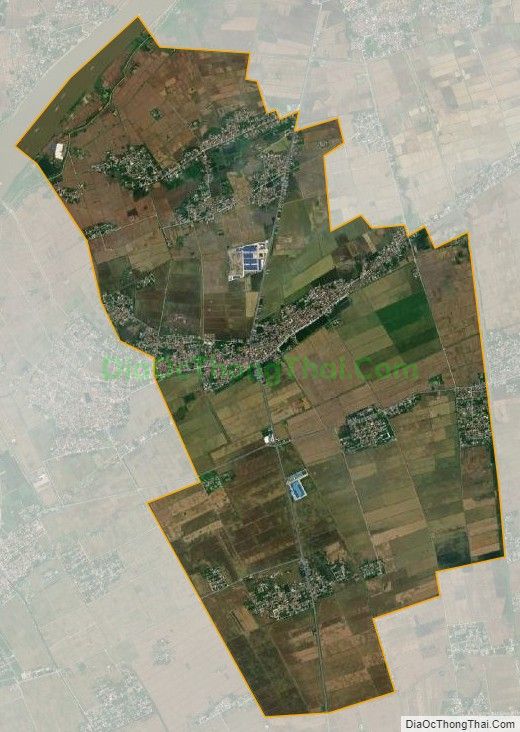 Bản đồ vệ tinh xã Đồng Sơn, huyện Nam Trực