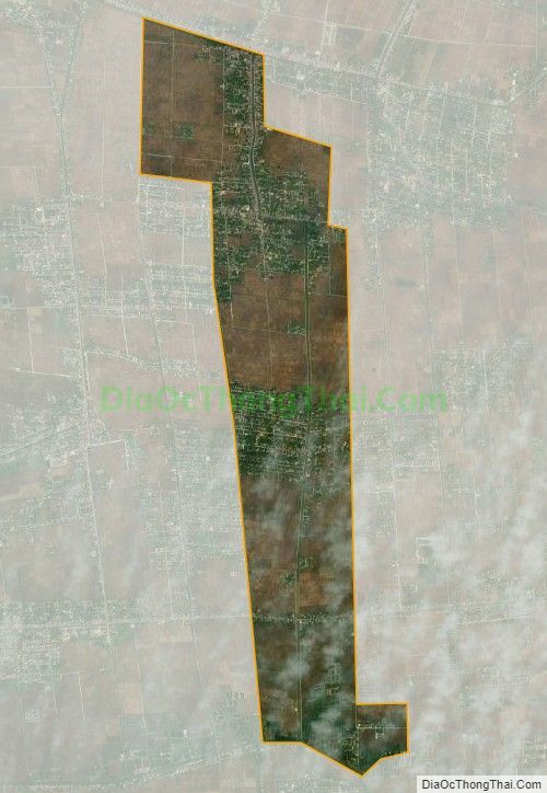 Bản đồ vệ tinh xã Nghĩa Lâm, huyện Nghĩa Hưng