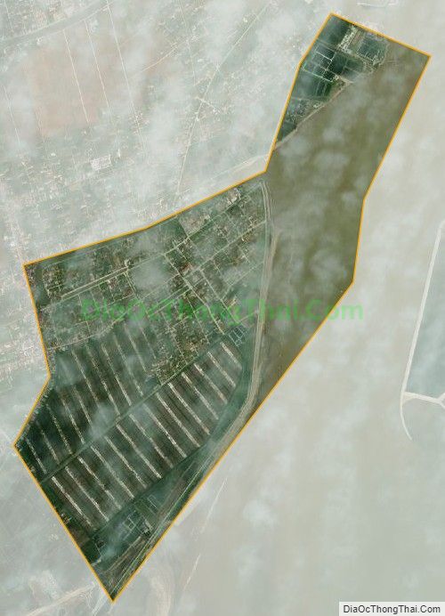 Bản đồ vệ tinh xã Nghĩa Phúc (cũ), huyện Nghĩa Hưng