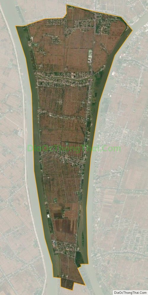Bản đồ vệ tinh xã Nghĩa Sơn, huyện Nghĩa Hưng