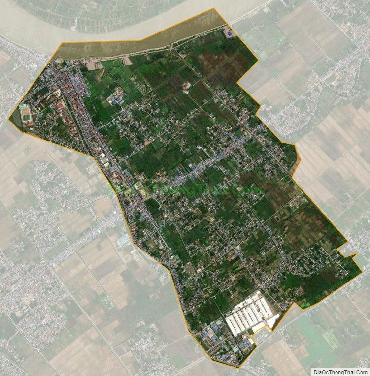Bản đồ vệ tinh Thị trấn Cổ Lễ, huyện Trực Ninh