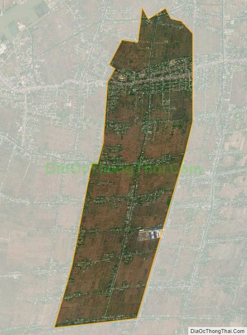 Bản đồ vệ tinh xã Trực Thái, huyện Trực Ninh