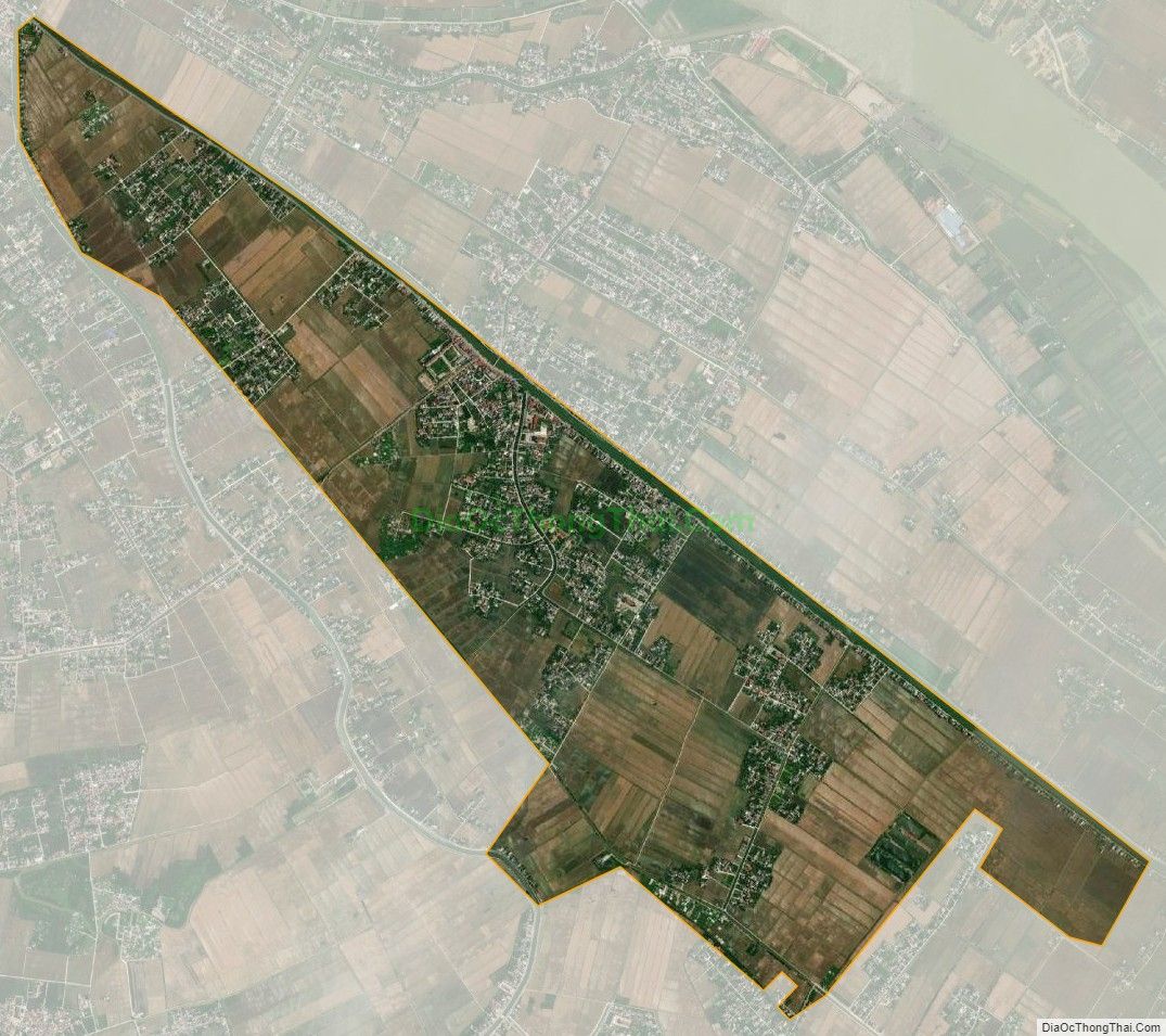 Bản đồ vệ tinh xã Xuân Đài, huyện Xuân Trường