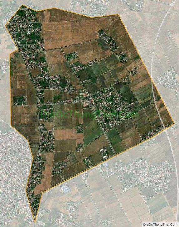 Bản đồ vệ tinh xã Xuân Thượng, huyện Xuân Trường