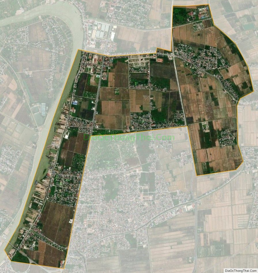 Bản đồ vệ tinh Thị trấn Xuân Trường, huyện Xuân Trường