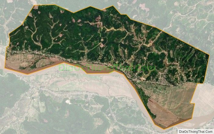 Bản đồ vệ tinh xã Tam Sơn, huyện Anh Sơn