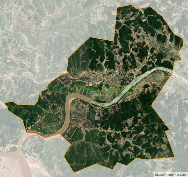 Bản đồ vệ tinh xã Thành Sơn, huyện Anh Sơn