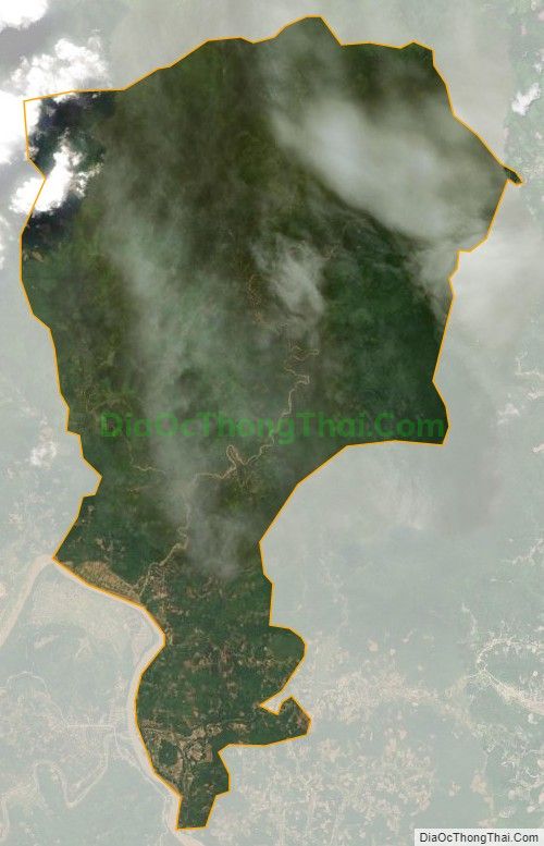 Bản đồ vệ tinh xã Cam Lâm, huyện Con Cuông