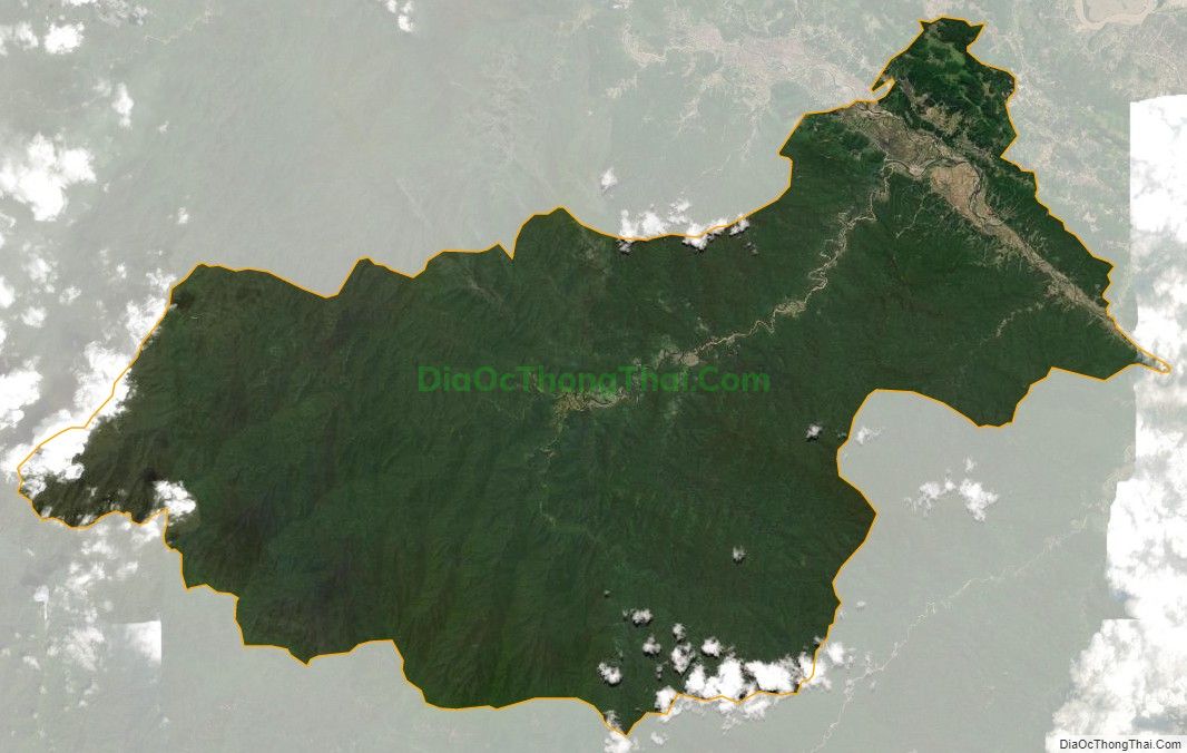 Bản đồ vệ tinh xã Môn Sơn, huyện Con Cuông