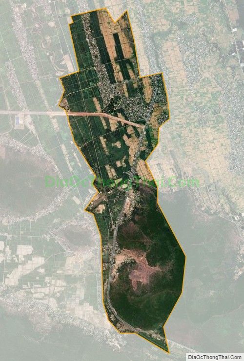 Bản đồ vệ tinh xã Diễn An, huyện Diễn Châu