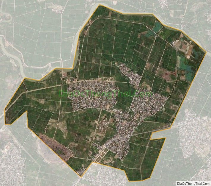 Bản đồ vệ tinh xã Diễn Bình (cũ), huyện Diễn Châu