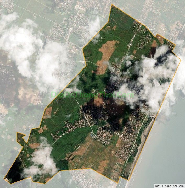 Bản đồ vệ tinh xã Diễn Hải, huyện Diễn Châu