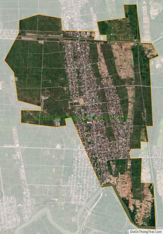 Bản đồ vệ tinh xã Diễn Hạnh, huyện Diễn Châu