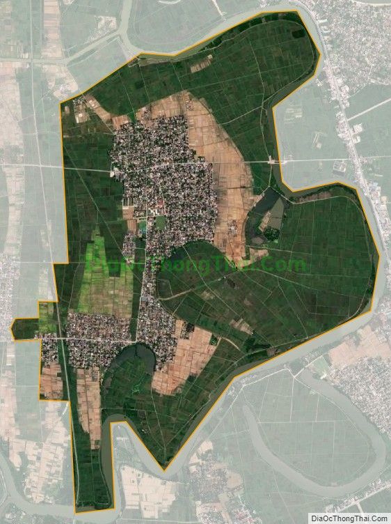Bản đồ vệ tinh xã Diễn Hoa, huyện Diễn Châu
